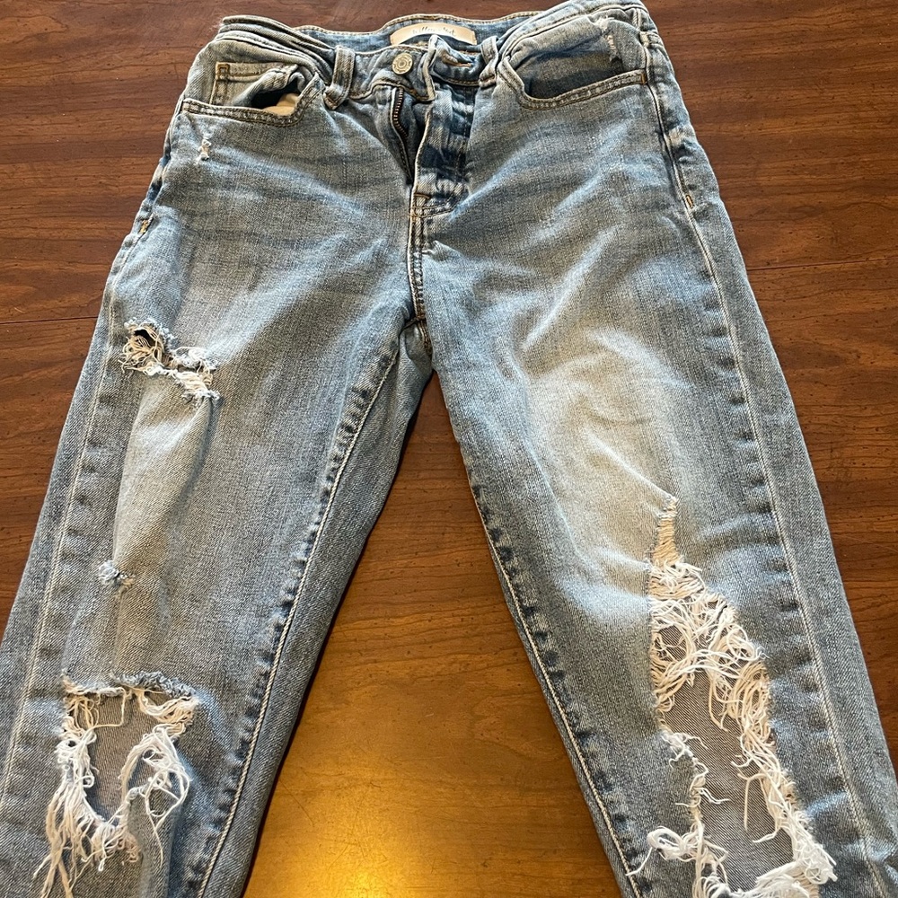 Buckle (Willow and root) high rise angle jeans
